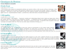 Tablet Screenshot of menteur.com